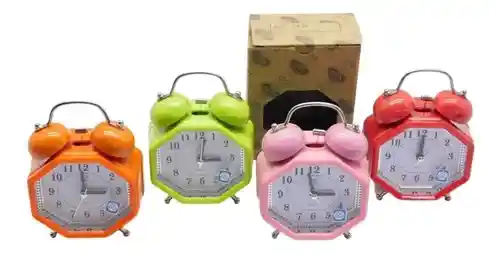 Reloj Despertador Campana Alarma Grande Visión Nocturna