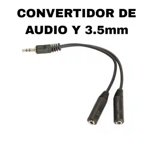 Convertidor De Audio En Y 3.5mm