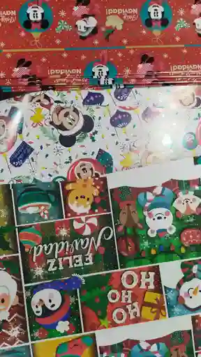 Papel Regalo Primavera X 5 Pliegos