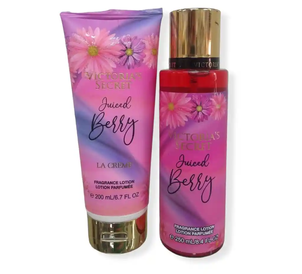  Kit Crema Y Splash Victoria's Secret Juiced Berry 