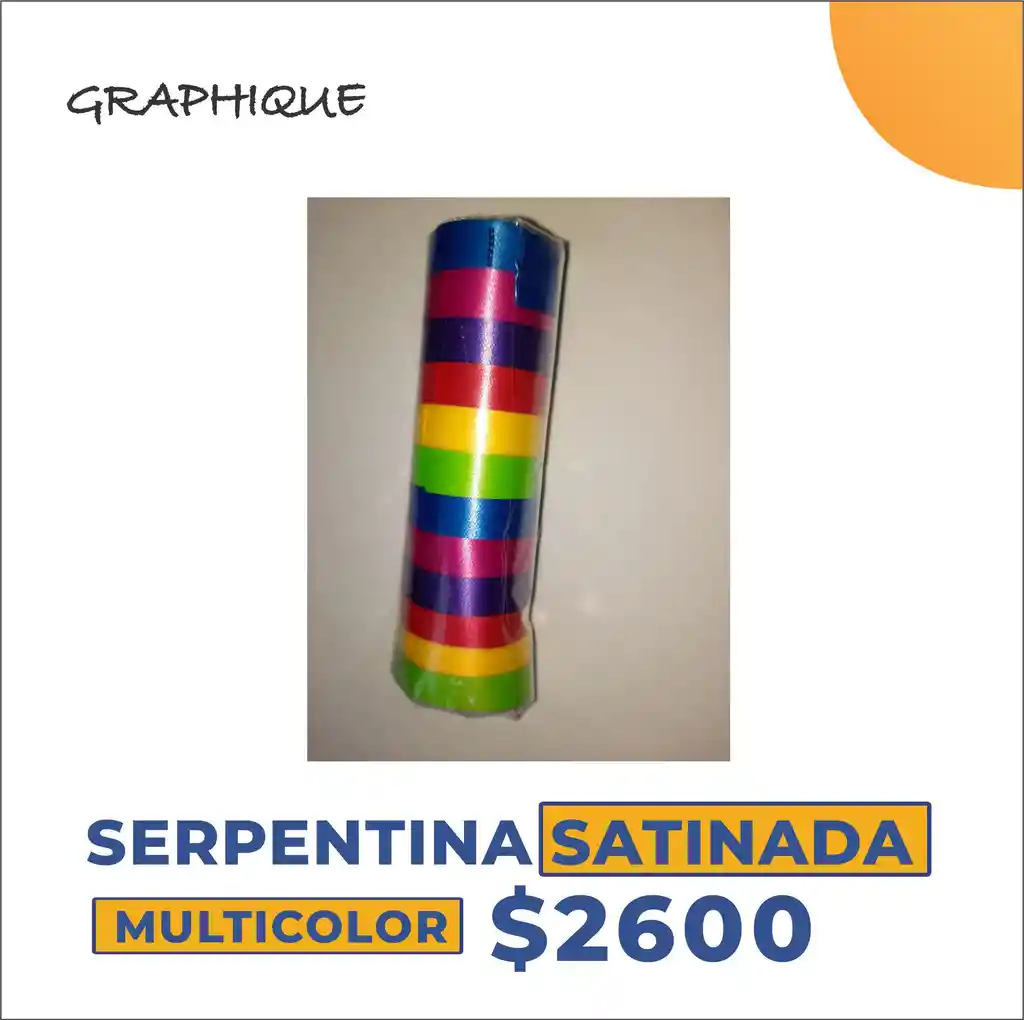 Serpentina Satinada Multicolor