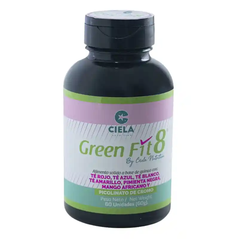 Green Fit8 X 60 Unidades Ciela Nutrition