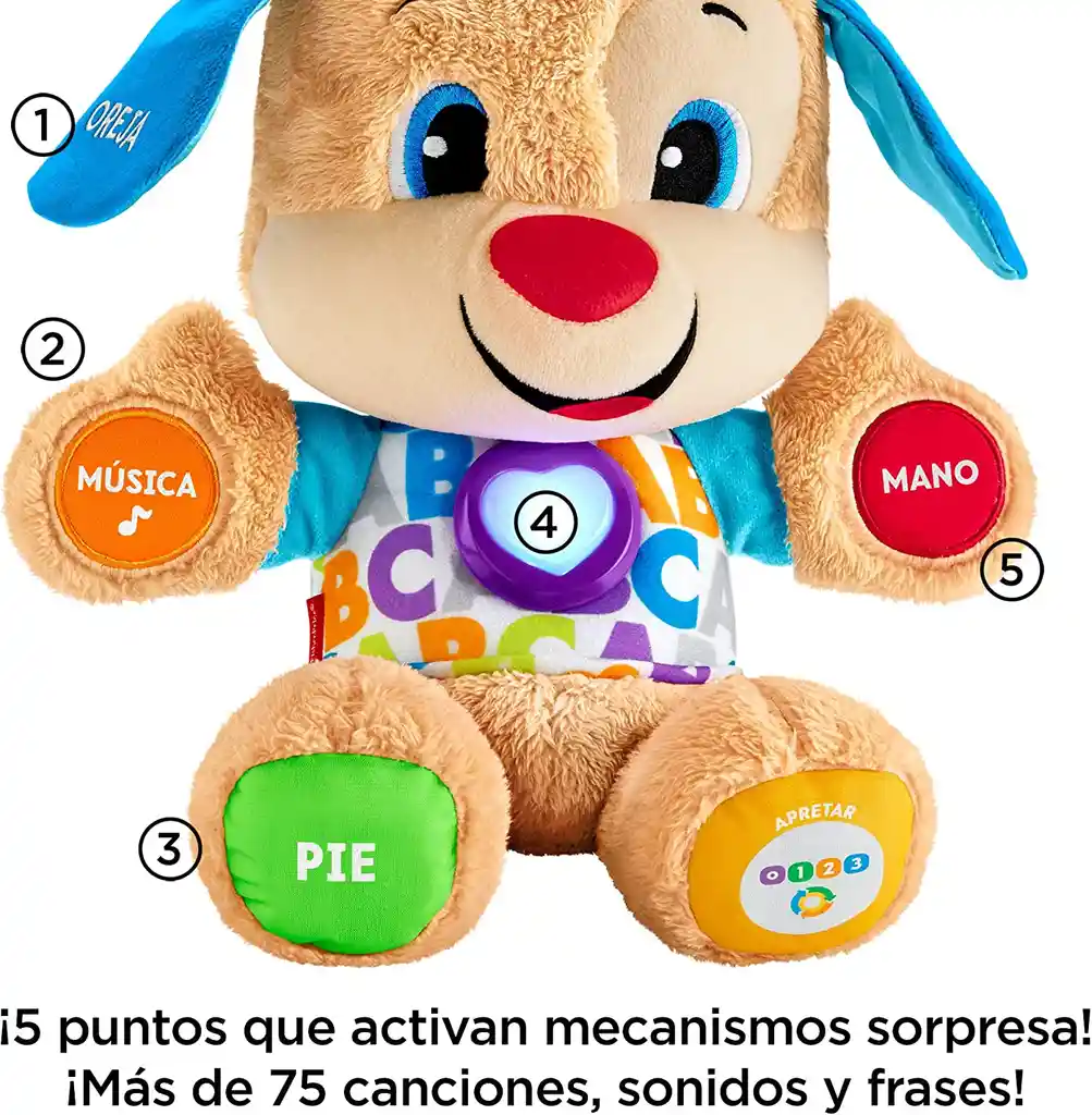 Perrito De Peluche Juguete Interactivo Niños En Español Niña