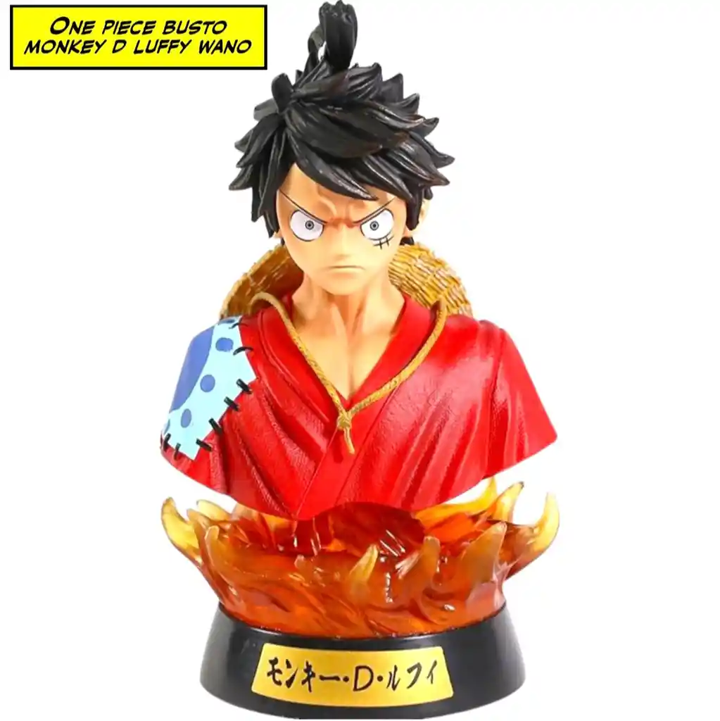 One Piece Wano Country Busto Monkey D Luffy Figura Banpresto