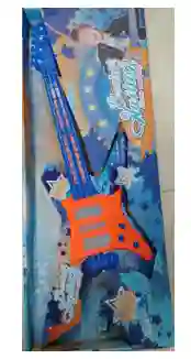Guitarra Triangular Azul Para Niños