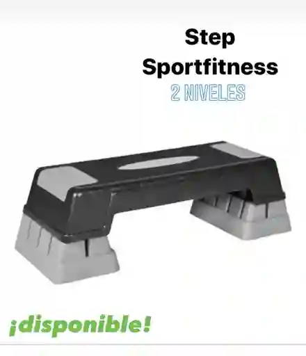 Banco Step 3 Niveles Modulos 3 Alturas Escalon Sportfitness