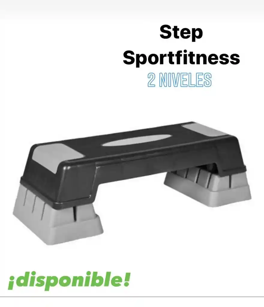 Banco Step 3 Niveles Modulos 3 Alturas Escalon Sportfitness