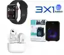 Combo 3x1 Reloj Inteligente + Audifonos Bluetooth + Parlante