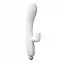 Vibrador Doble Puntog, Con Succionador Clitorial. Silicona Recargable