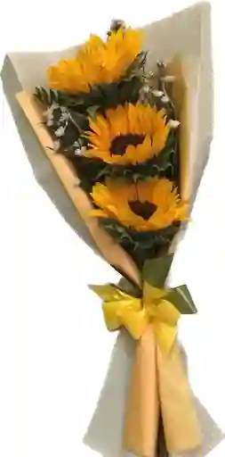 Flores De Girasoles X3 Unidades