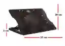 Base Refrigerante Portátil-2 Usb-1 Ventilador Led Wit Br404