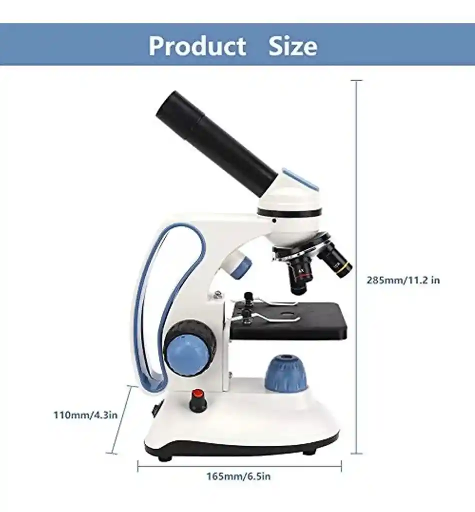 Microscopio 113rt-1000x Para Niños, Kits De Ciencia