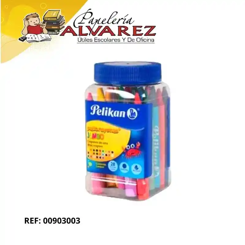 Creyon Pelikan Jumbo X 28 Tarro