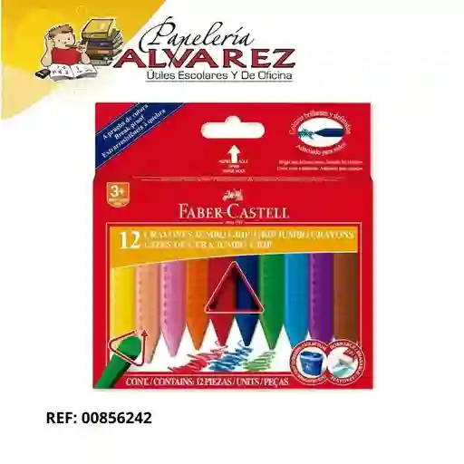 Creyon Faber Castell Jumbo Grip X 12
