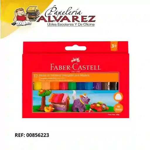 Plastilina Faber Castell Triangular X 12