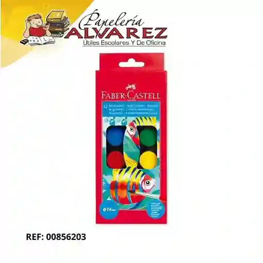 Acuarela Faber Castell X 12