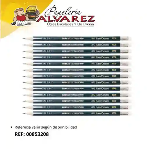 Lapiz Faber Castell Graduado 9000