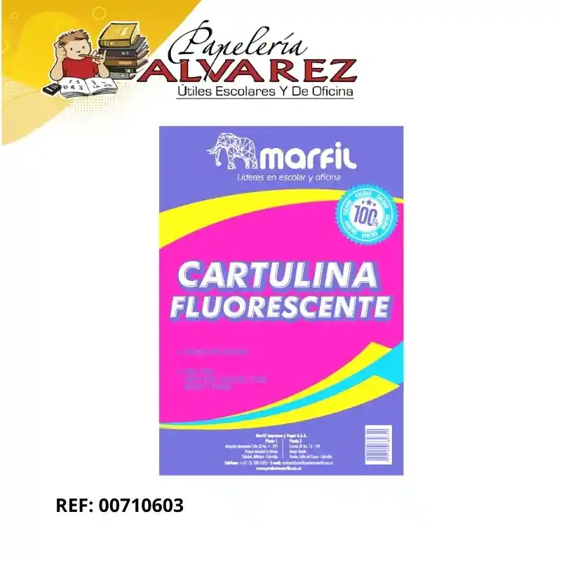 Cartulina Plana Surtida 1/8 X 10