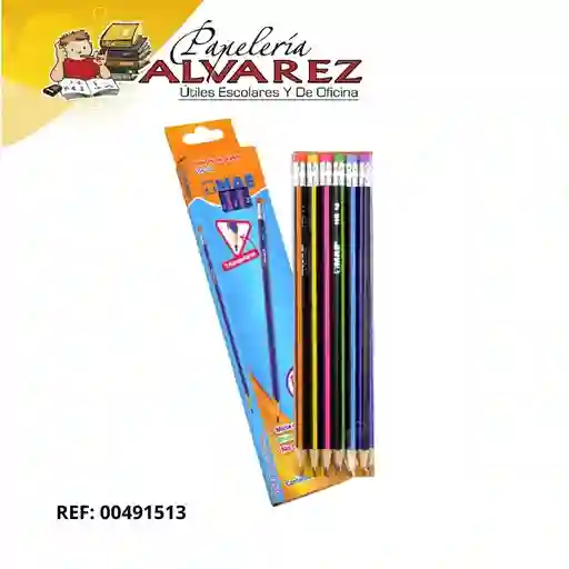 Lapiz Mae Triangular Neon