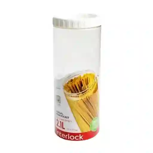 Recipiente Circular Interlock 2.1 L