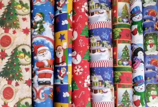 1 Pliego De Papel Regalo Navidad