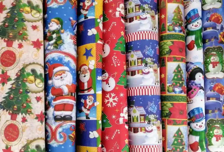 1 Pliego De Papel Regalo Navidad