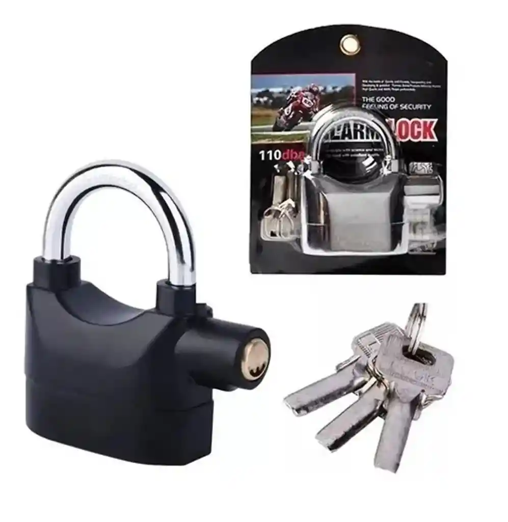 Candado Alarma Bicicletas Motos Puertas Alarm Lock