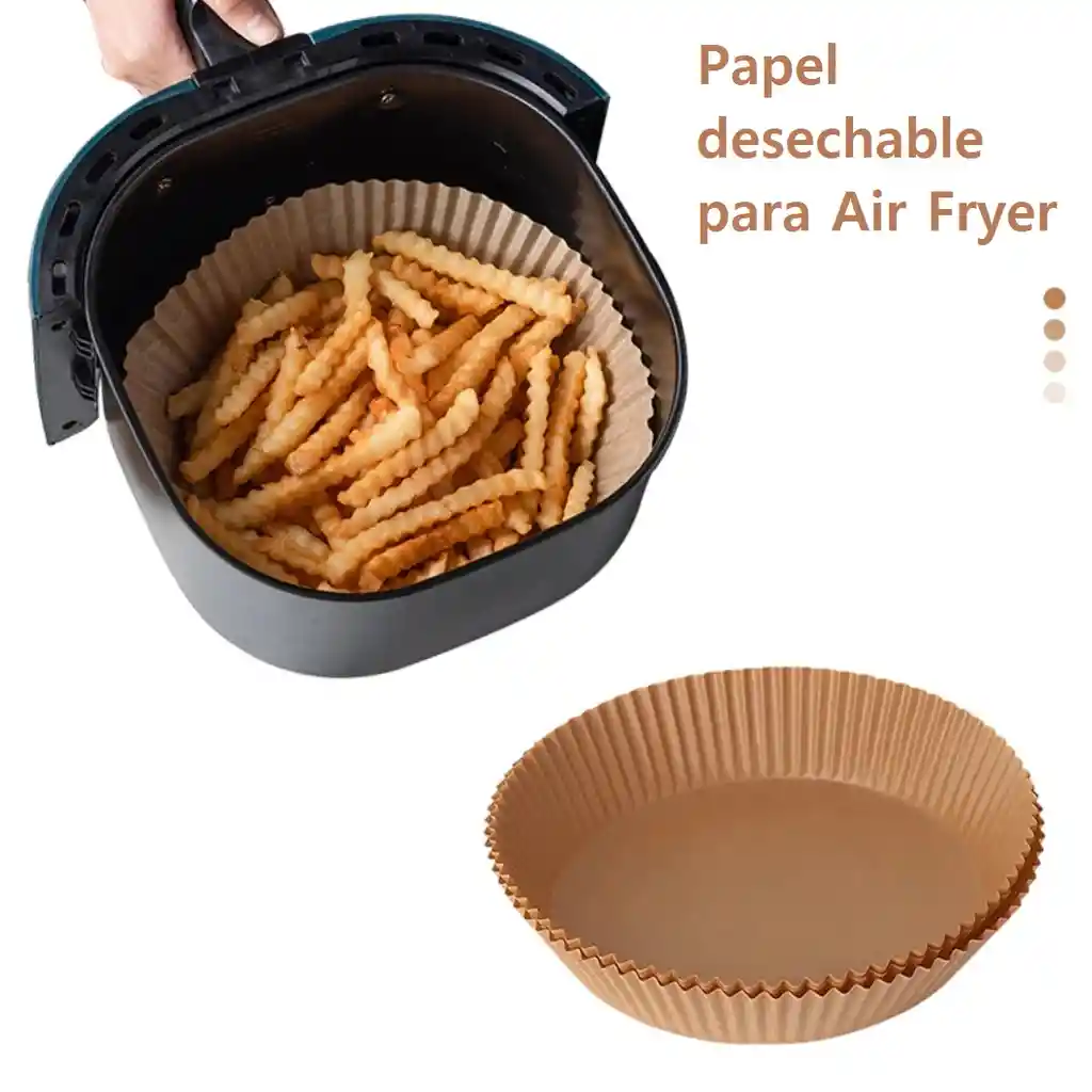 Filtros De Papel Por 100 Para Air Fryer Olla De Aire