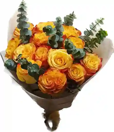 Bouquet De 24 Rosas Amarillas