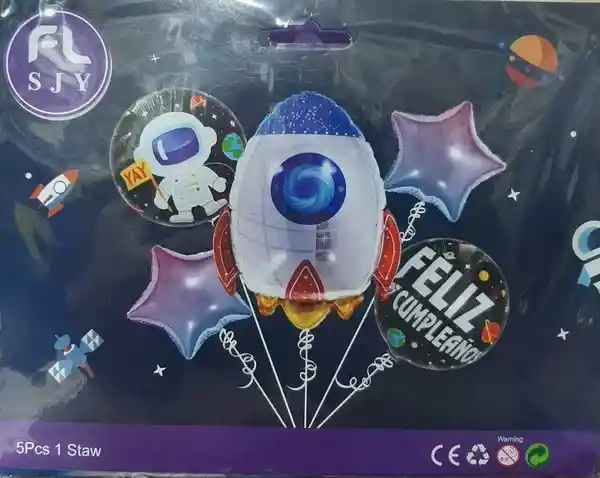 Globos De Decoracion Astronauta / Espacio