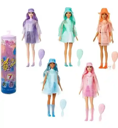 Barbie Sorpresas Lluvia Y Sol Color Reveal Hdn71