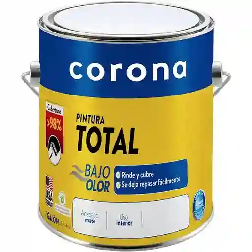 Pintura Vinilo Blanca Corona Tipo 2 Galón
