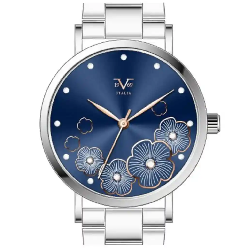 Reloj Plateado V1969-1122-19 Mujer