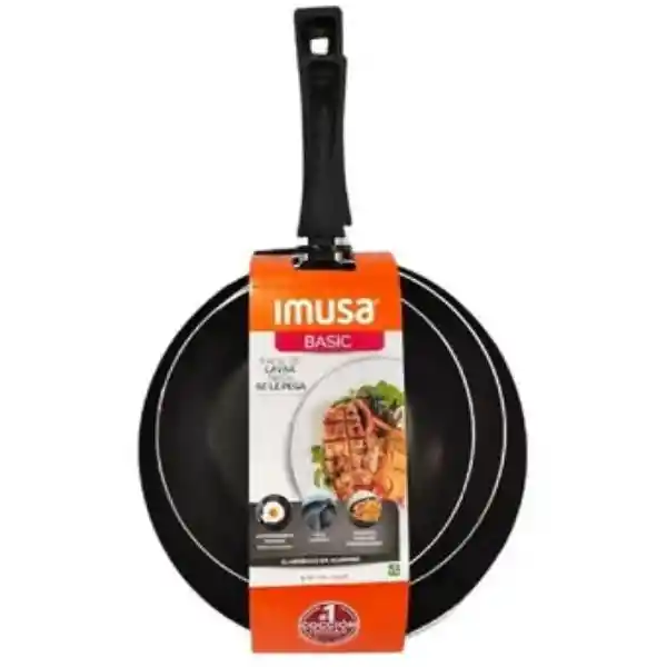 Juego De Sarten Basic 18-20-24 Cm Imusa