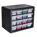 Organizador 10" Con 16 Gavetas Truper Negro Multiusos