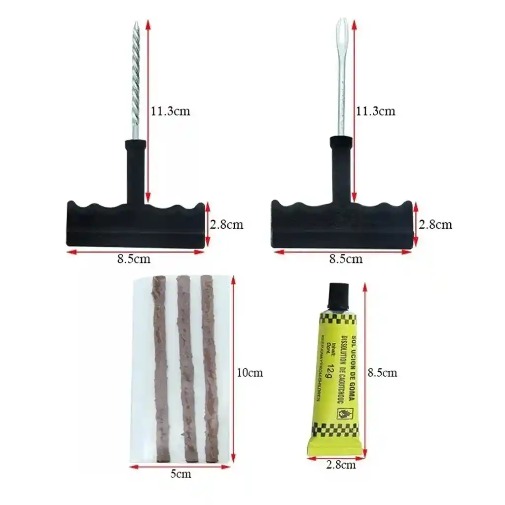Kit Despinche Sellomatic Llantas + Pulpo 2 Metros Elástico Moto Carro