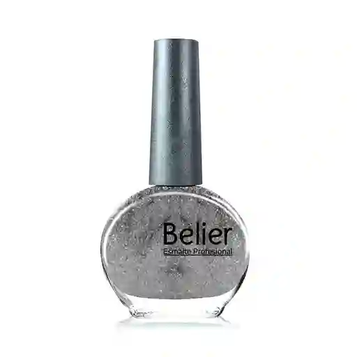 Esmalte Belier Glitter Plata 13ml Free 21