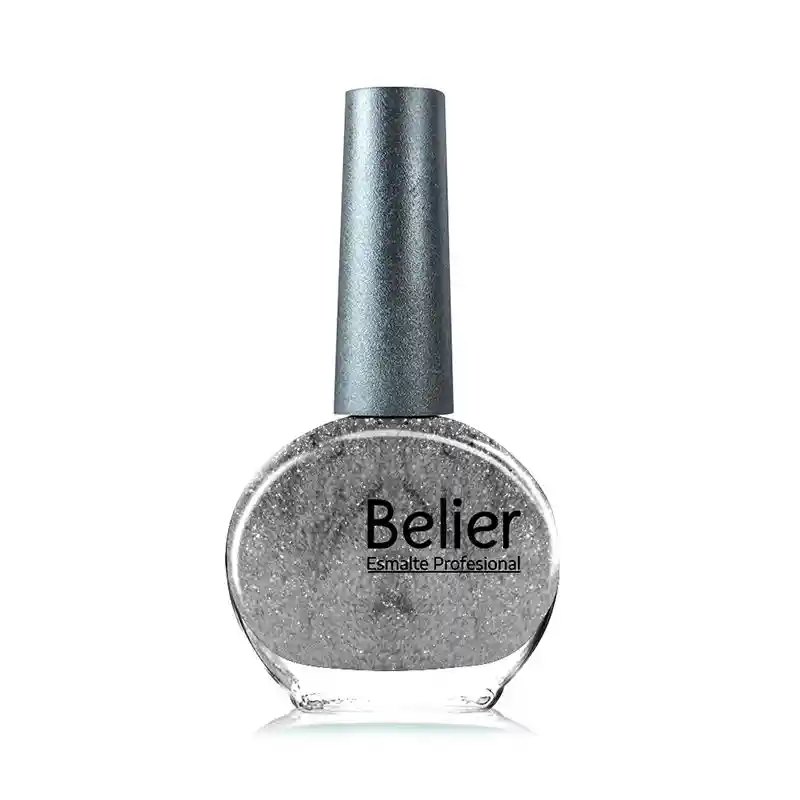 Esmalte Belier Glitter Plata 13ml Free 21