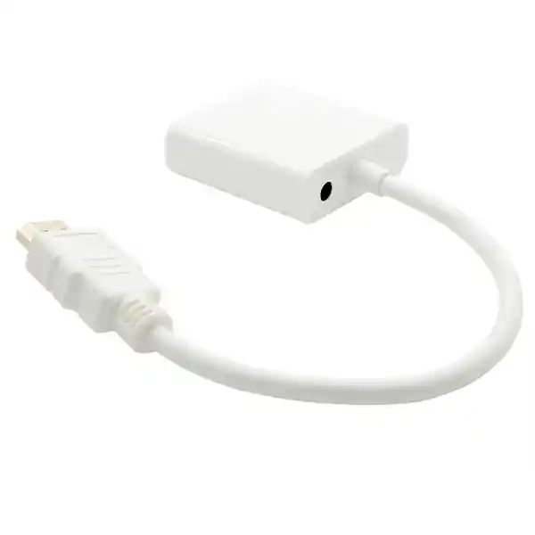 Convertidor Hdmi A Vga Con Audio