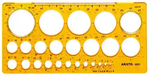Plantilla Circulos Para Dibujo Tecnico