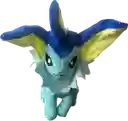 Peluche Pokemon Vaporeon Azul 30cm