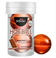 Aceite Comestible Bola Explosiva Penetración Anal Vaginal O Masajes Sabor Chocolate X2 U Hot Flowers