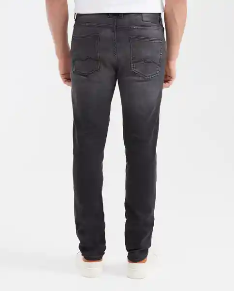 Jean Straight Fit Gris Grafito Ultraoscuro Talla 32/32 Chevignon