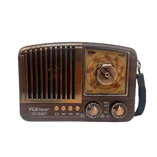 Radio Am Y Fm Parlante Bluetooth Vintage Fx-165bt