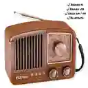 Radio Am Y Fm Parlante Bluetooth Vintage Fx-165bt