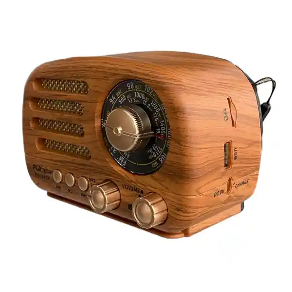 Radio Am Y Fm Parlante Bluetooth Vintage Fx-194bt