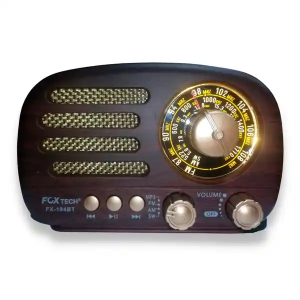 Radio Am Y Fm Parlante Bluetooth Vintage Fx-194bt