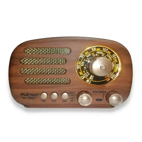 Radio Am Y Fm Parlante Bluetooth Vintage Fx-194bt