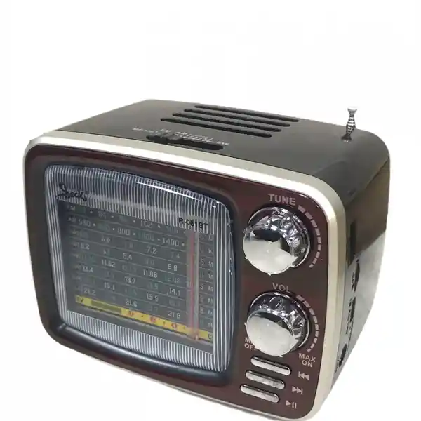 Radio Am Y Fm Parlante Bluetooth Vintage Bp-r061bt