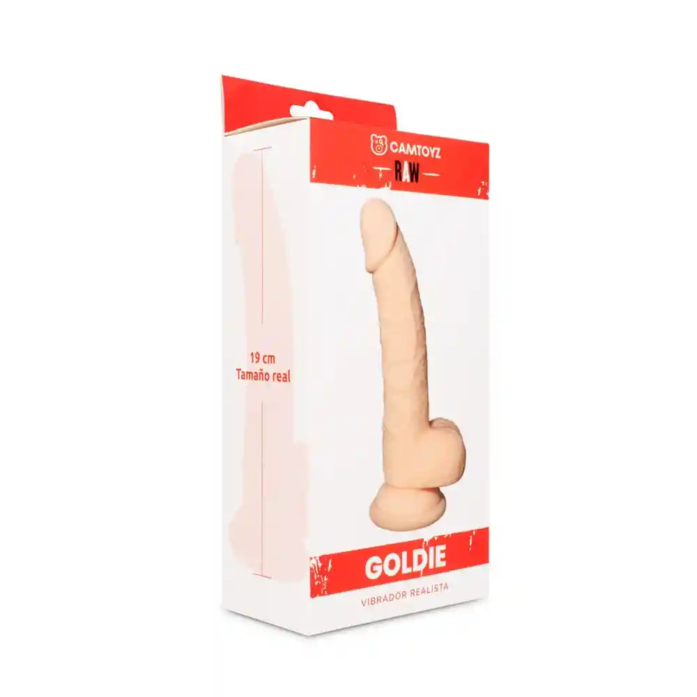 Vibrador Realista Goldie 18 Cm Piel